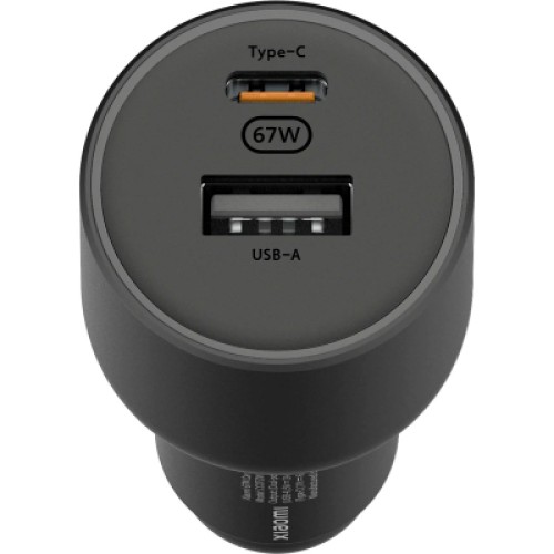 Зарядное устройство Xiaomi 67W Car Charger USB/Type-C (BHR6814GL) (973434)