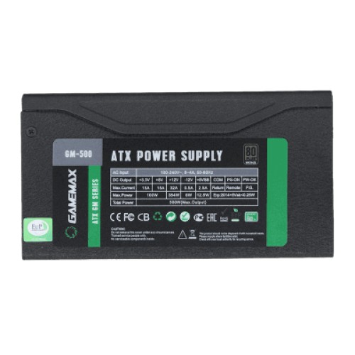 Блок питания Gamemax GM-500 80+ APFC Black