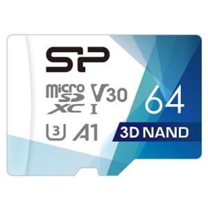 Карта пам'яті Silicon Power 64Gb microSDXC U3 A1 V30 Superior Color 100R/80W + adapter (SP064GBSTXDU3V20AB)