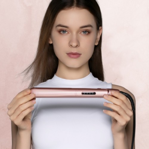 Выпрямитель для волос Xiaomi Enchen Hair Curling Iron Enrollor Pink / White EU