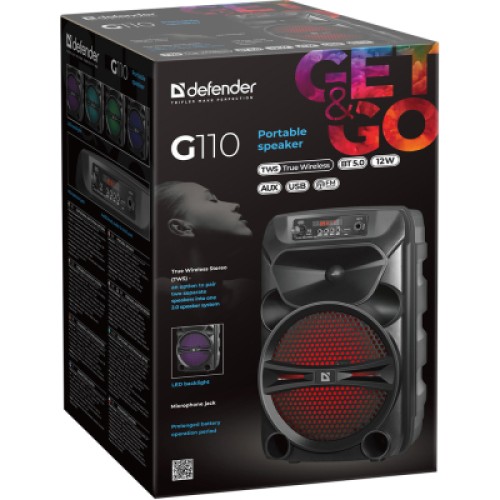 Акустическая система Defender G110 12W Black (65110)