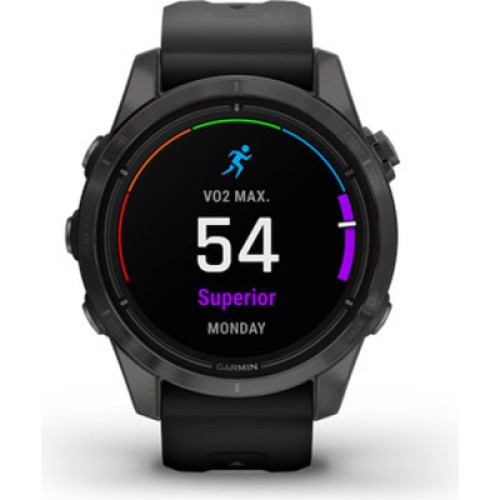 Смарт-часы Garmin EPIX PRO (g2), 42mm, Saph, CrbnGry DLC Ti, Black, GPS (010-02802-15)