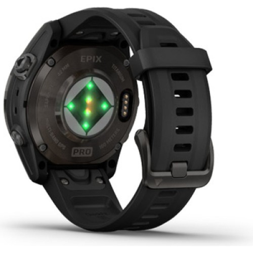 Смарт-часы Garmin EPIX PRO (g2), 42mm, Saph, CrbnGry DLC Ti, Black, GPS (010-02802-15)