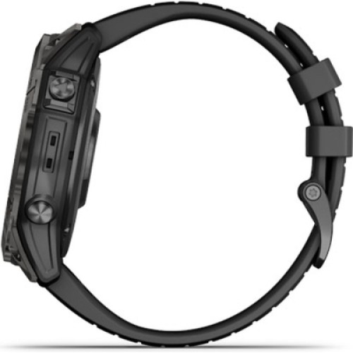 Смарт-часы Garmin fenix 7X Pro Saph Solar, Carbon Gray Ti w/Black Band, GPS (010-02778-11)