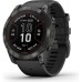 Смарт-часы Garmin fenix 7X Pro Saph Solar, Carbon Gray Ti w/Black Band, GPS (010-02778-11)
