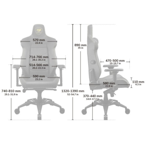 Кресло игровое Cougar Armor EVO Royal
