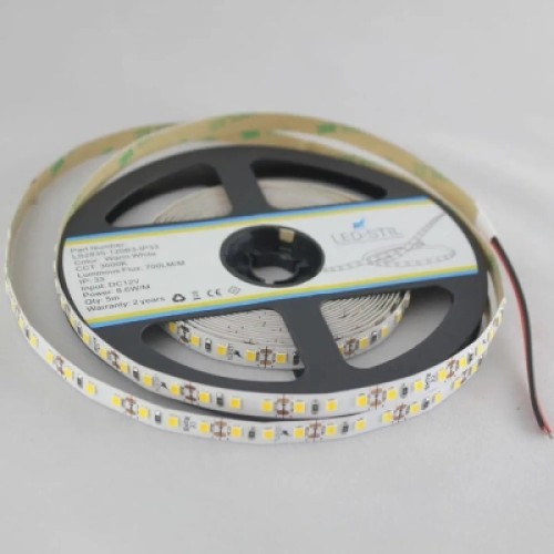 Светодиодная лента LED-STIL 3000K 8,6 Вт/м 2835 120 діодів IP33 12 Вольт 700 lm (LS2835-120B3-IP33)