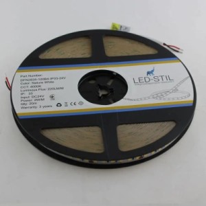 Світлодіодна стрічка LED-STIL 4000K 2 Вт/м 2835 120 діодів IP33 24 Вольта 220 lm нейтральне світло (DFN2835-120B4-2w-IP33-24V)