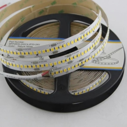 Светодиодная лента LED-STIL 4000K 22 Вт/м 2835 240 діодів IP33 24 Вольта 3600 lm нейтральне світло (DFP2835-240C4-IP33-24V)