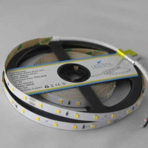 Светодиодная лента LED-STIL 4000K 6 Вт/м 2835 60 діодів IP33 24 Вольта 600 lm нейтральне світло (DFP2835-60A4-IP33-24V)