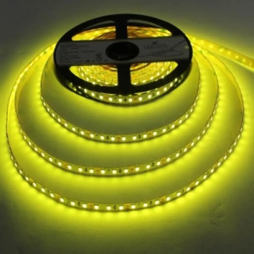 Светодиодная лента LED-STIL 9,6 Вт/м 2835 120 діодів IP33 12 Вольт 70 lm ЛИМОННИЙ (DFN2835-120A-IP33-L)