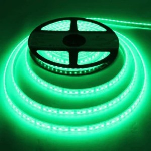 Світлодіодна стрічка LED-STIL 9,6 Вт/м 2835 120 діодів IP68 24 Вольта 420 lm Зелений (DFN2835-120A-IP68-G-24V)