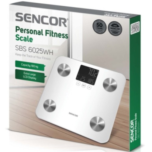 Весы напольные Sencor SBS6025WH