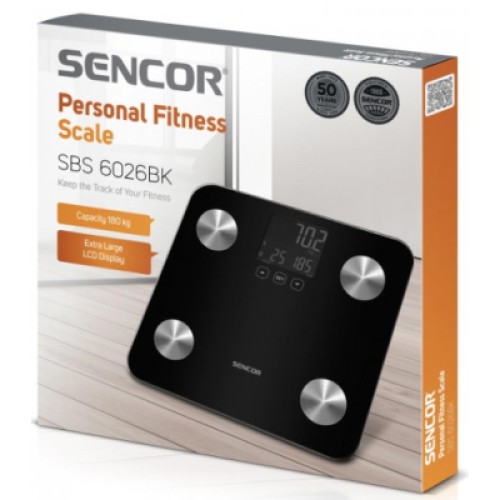 Весы напольные Sencor SBS6026BK