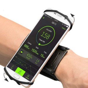 Тримач для смартфонів BeCover спортивний, на руку, чорний (BC-RZSS034 / 709634)