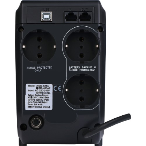 Источник бесперебойного питания Powercom IMD-825 AP Schuko