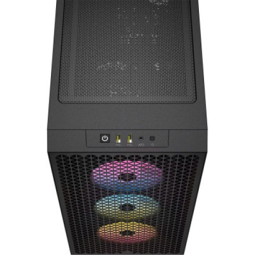 Корпус Corsair 3000D RGB Tempered Glass (CC-9011255-WW) Корпус Corsair 3000D RGB Tempered Glass (CC-9011255-WW)