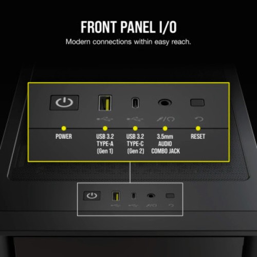 Корпус Corsair iCUE 4000D RGB Airflow Black (CC-9011240-WW) Корпус Corsair iCUE 4000D RGB Airflow Black (CC-9011240-WW)