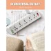 Сетевой фильтр питания LDNIO SC10610, 5роз + 3USB (SC10610)