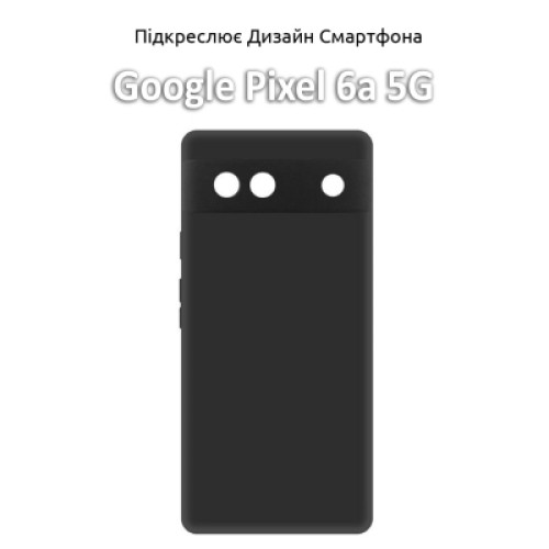 Чехол для мобильного телефона BeCover Google Pixel 6a 5G Black (709612)