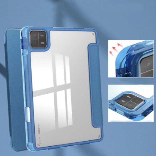 Чехол для планшета BeCover TPU Edge stylus mount Xiaomi Mi Pad 6 / 6 Pro 11" Blue (709559)