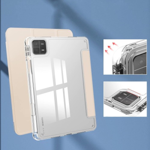 Чехол для планшета BeCover TPU Edge stylus mount Xiaomi Mi Pad 6 / 6 Pro 11" Rose Gold (709557)