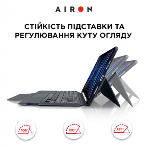 Чехол для планшета AirOn Premium iPad Pro 11 2018/2020/2021 with Keyboard (4822352781096)