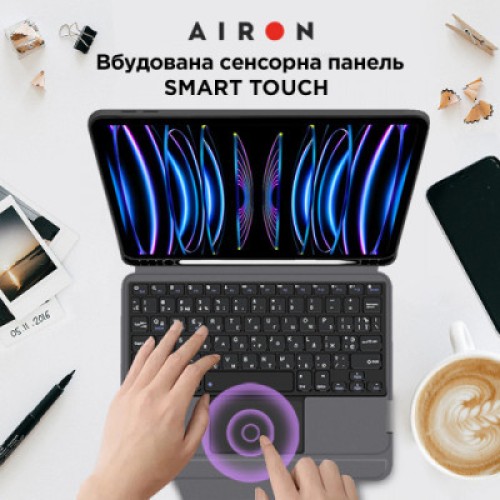 Чехол для планшета AirOn Premium iPad Pro 11 2018/2020/2021 with Keyboard (4822352781096)
