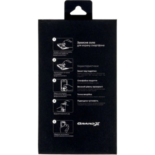 Стекло защитное Grand-X Motorola G23 black (GXMTG23FCB)