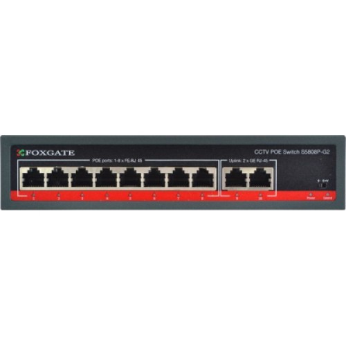 Коммутатор сетевой FoxGate S5808P-G2