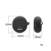 Чехол для наушников BeCover Silicon для OPPO Enco Air3 (ETE31) Black (709569)