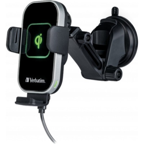 Универсальный автодержатель Verbatim FWC-02 with Qi Fast Wireless Car Charger (49553)