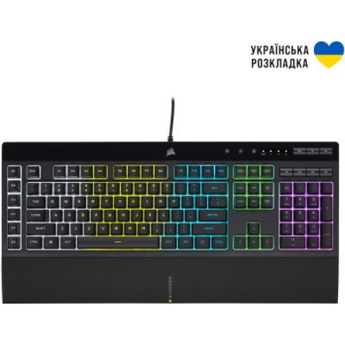 Клавиатура Corsair K55 RGB Pro USB UA Black (CH-9226765-RU) Клавиатура Corsair K55 RGB Pro USB UA Black (CH-9226765-RU)