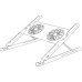 Подставка для ноутбука XoKo NST-101 Aluminium с активным охлаждением Silver (XK-NST-101-SL)