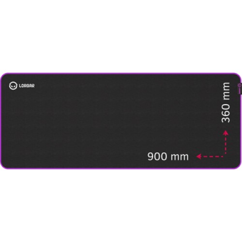 Коврик для мышки Lorgar Main 319 Black/Purple (LRG-GMP319)