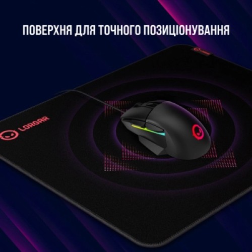 Коврик для мышки Lorgar Main 323 Black/Red (LRG-GMP323)