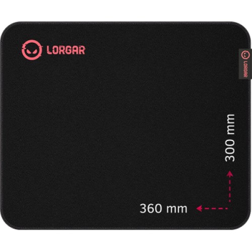 Коврик для мышки Lorgar Main 323 Black/Red (LRG-GMP323)