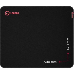 Коврик для мышки Lorgar Main 325 Black/Red (LRG-GMP325)