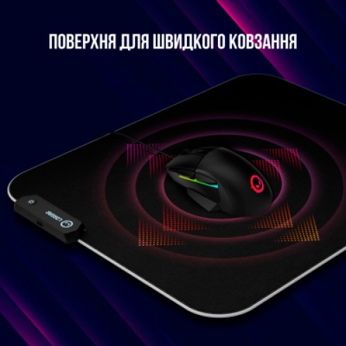 Коврик для мышки Lorgar Steller 919 RGB USB Black (LRG-GMP919)