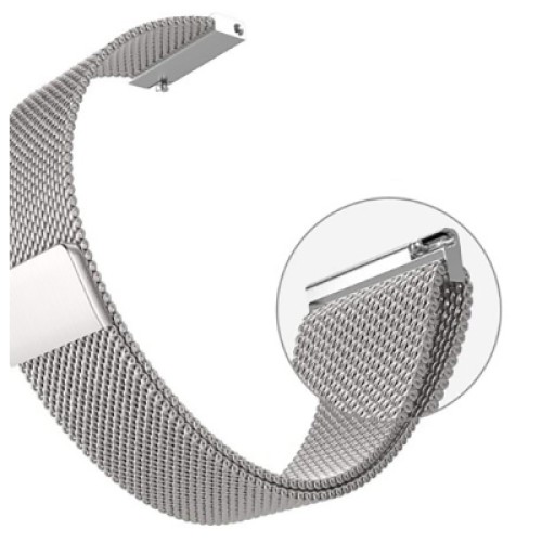 Ремешок для смарт-часов BeCover для Samsung Galaxy Watch 46mm/Watch 3 45mm/Gear S3 Classic/Gear S3 Frontier Silver (707787)