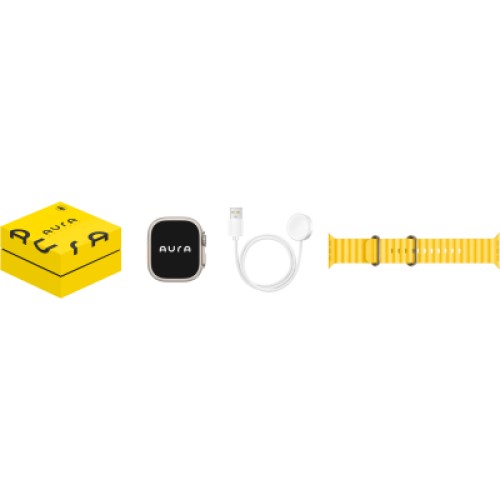 Смарт-часы AURA X4 ProMax 53mm Yellow (SWAX453Y)