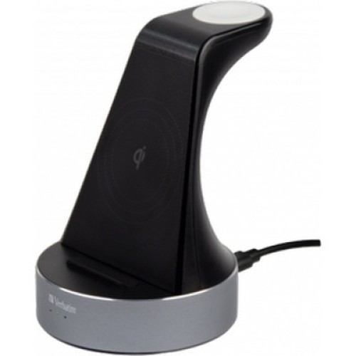 Зарядное устройство Verbatim 2in1 Apple Watch and iPhone Charging Stand (49555)
