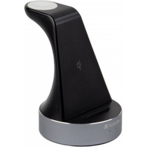 Зарядное устройство Verbatim 2in1 Apple Watch and iPhone Charging Stand (49555)