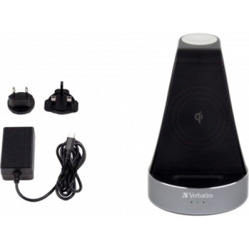 Зарядное устройство Verbatim 2in1 Apple Watch and iPhone Charging Stand (49555)