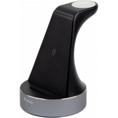 Зарядное устройство Verbatim 2in1 Apple Watch and iPhone Charging Stand (49555)
