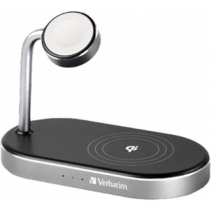 Зарядное устройство Verbatim 3in1 Apple Watch and iPhone Charging Stand (49556)