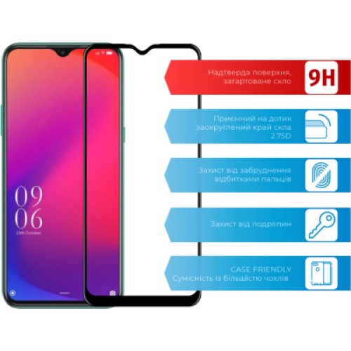 Стекло защитное ACCLAB Full Glue Doogee X95 (1283126509063)