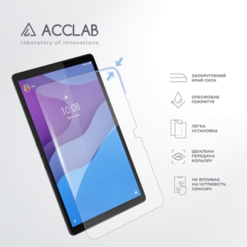 Стекло защитное ACCLAB Full Glue Lenovo Tab M10 3rd/TB-328F 10.1" (1283126575648)