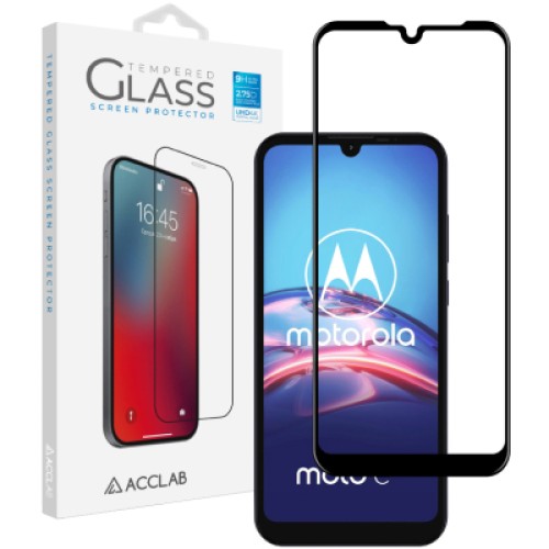 Стекло защитное ACCLAB Full Glue MOTO E6s (1283126509025)