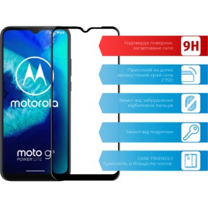 Стекло защитное ACCLAB Full Glue MOTO G8 Power Lite (1283126509056)